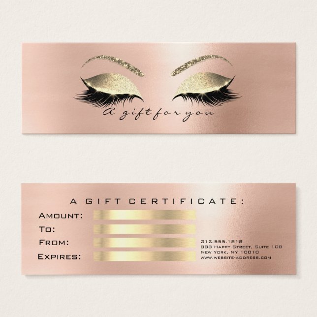 Rosa de Certificado de Presente VIP de Ativação de (Frente & Verso)