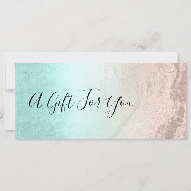 Rosa de cobre, dourada, brilho e maquiagem de ment (Frente)