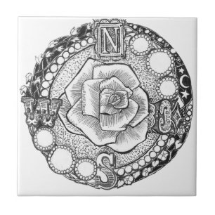 Rosa de compasso do Victorian