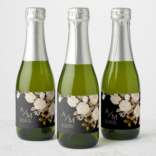 Rosa de Elegante preto (Garrafas)