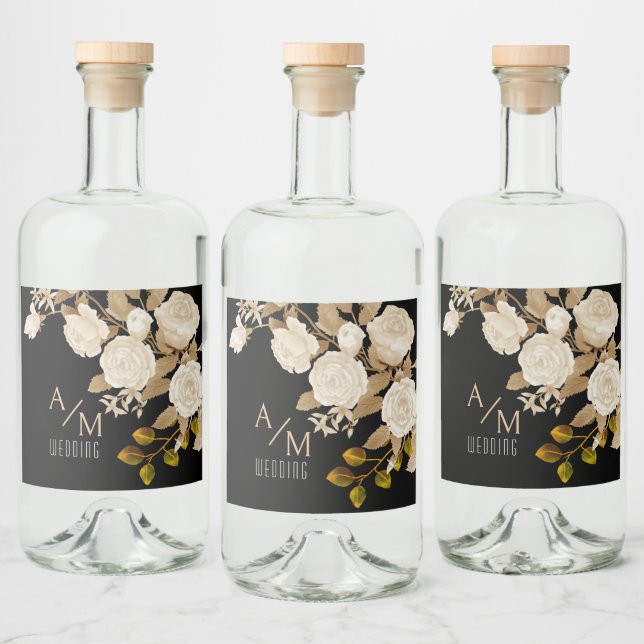 Rosa de Elegante preto (Garrafas)