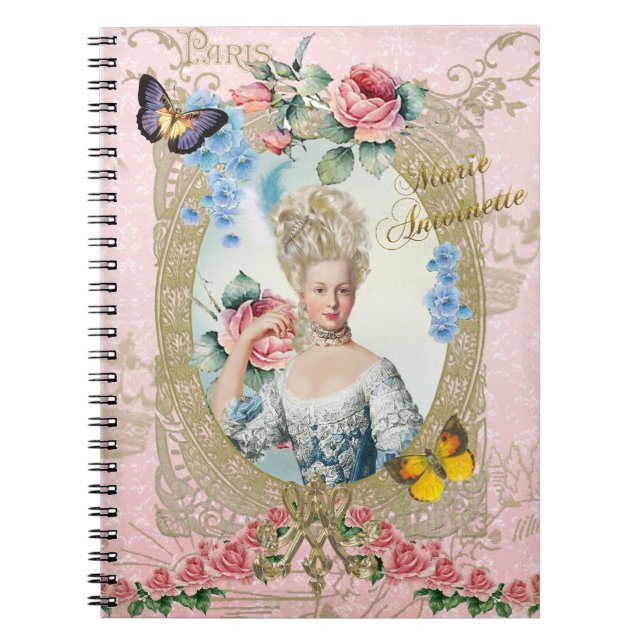 Rosa de Marie Antoinette do caderno de Versalhes (Frente)
