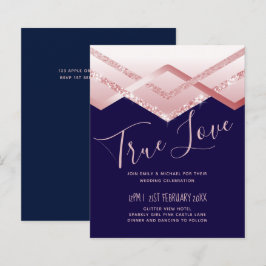 Rosa de Orçamento Arte Deco Foil Procura Casamento