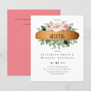 Rosa de Orçamento LeahG Casamento de Glam Dourado