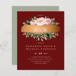 Rosa de Orçamento LeahG Casamento Girly