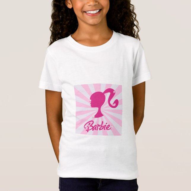 Rosa de Silhueta Barbie de Camisa - Estilo (Frente)