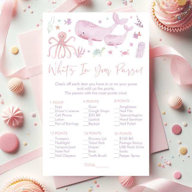 Rosa debaixo do mar O que há no seu jogo de bolsa (Criador carregado)