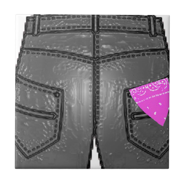 Rosa Direita Hanky (Frente)