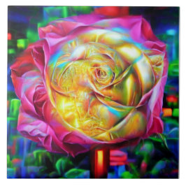 Rosa do Arco-Íris Psicodélico