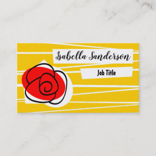 Rosa do espanhol - Título cartão de visita