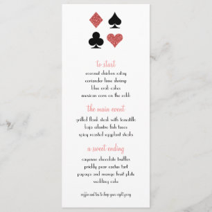 Rosa do Menu Casamento Destino Las Vegas - Lente D