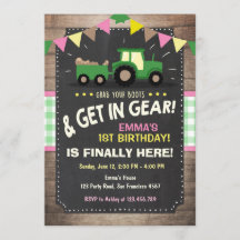 Rosa do party girl da fazenda do convite do