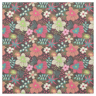 Rosa do tecido do design floral e parte modernos