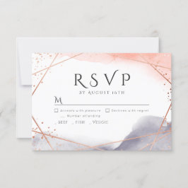 Rosa Dourado Dawn Watercolor, RSVP