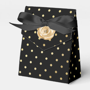 Rosa Dourado na caixa de favoritos preta