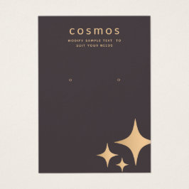 Rosa Dourado Stars Adicionar Logotipo Olhando Plac