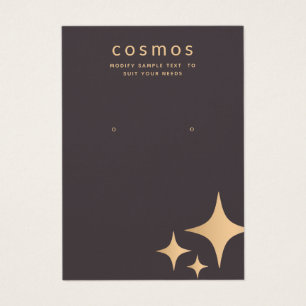 Rosa Dourado Stars Adicionar Logotipo Olhando Plac