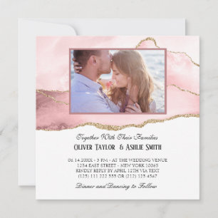 Rosa dourado tipografia com brilho rosado