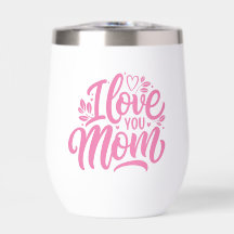 Rosa E Branco Eu Te Amo Mãe