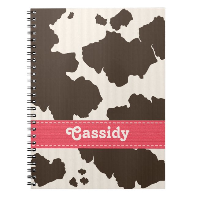 Rosa e Diário do caderno do couro de Brown (Frente)