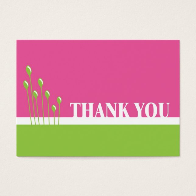 Rosa e Verde - Obrigado (Frente)