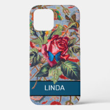 ROSA E WILLIAM MORRIS iPhone 12 CASE DIY NAME