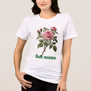 Rosa em Flor – Botânica Mama Personalizável