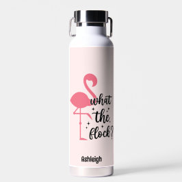 Rosa Engraçado O Que Personalizou o Flamingo do Bl