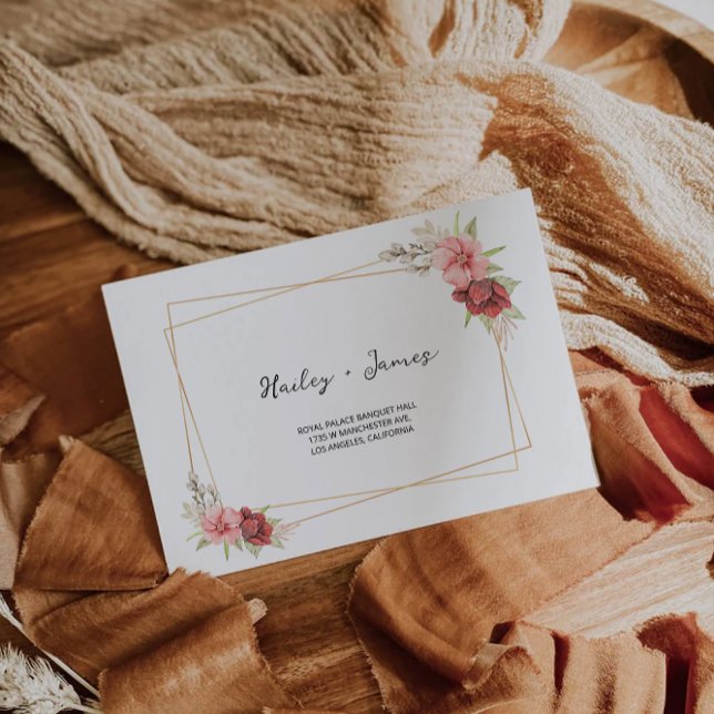 Rosa Envelope Modelo de (Rose Wedding Envelope Address Template)