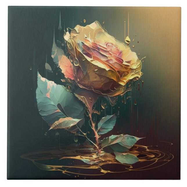 Rosa Eterna - Arte Floral Delicada e Graciosa (Frente)