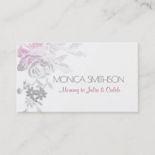 rosa floral das flores do cartão telefónico