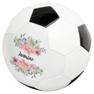 Rosa Floral de Bola de Futebol