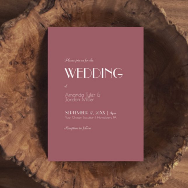 Rosa Garden | Convite para casamento por Rosa escu (Criador carregado)