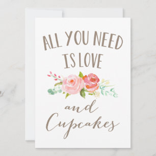 Rosa Garden Floral Love and Cupcakes