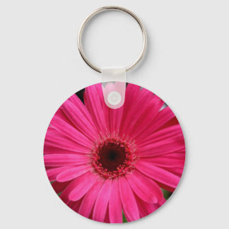 Rosa Gerbera Daisy Chaveiro