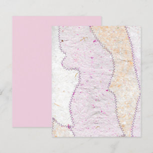 Rosa Lavanda Laranja Scrapbook Costurado à Mão