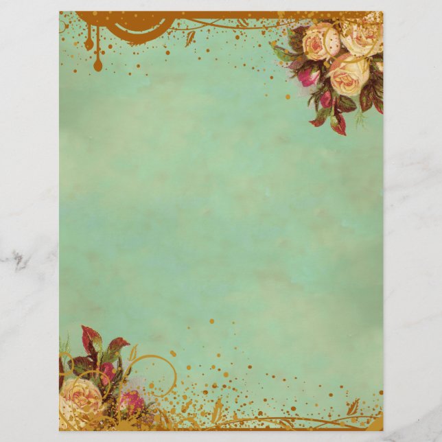 Rosa Letterhead vitoriana (Frente)