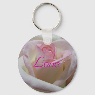 Rosa Love Chaveiro