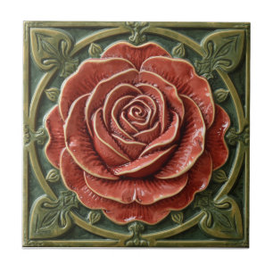 Rosa Mackintosh Relevo Falso Artes & Ofícios Repro