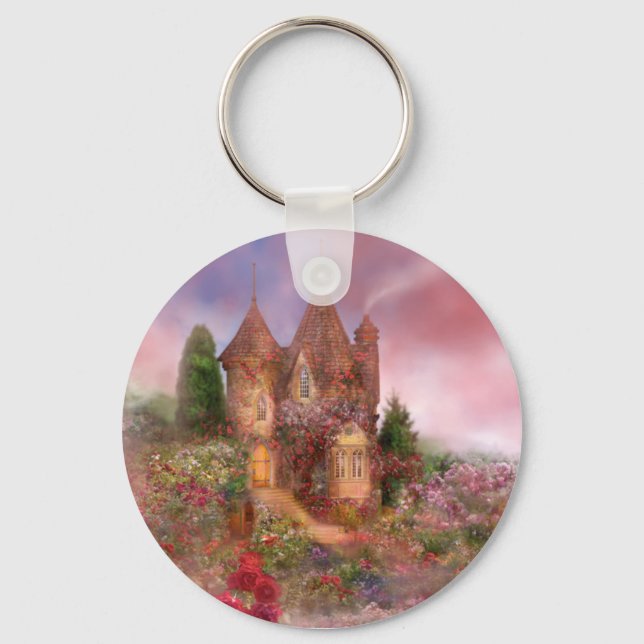 Rosa Manor Art Chaveiro (Frente)