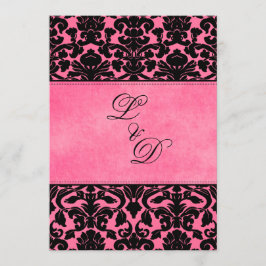 Rosa Monograma, Convite para Casamentos tema damas