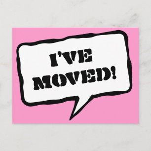 Rosa, movi cartões postais para um novo endereço