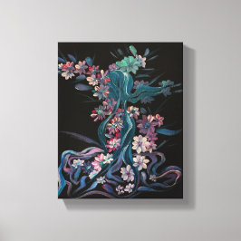 Rosa n Bloom - Om Canvas Painting