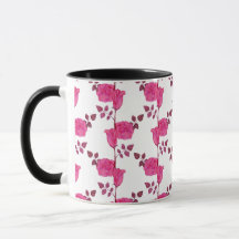 Rosa na caneca clássica