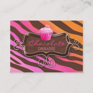 Rosa Org do cupcake do chocolate do certificado de