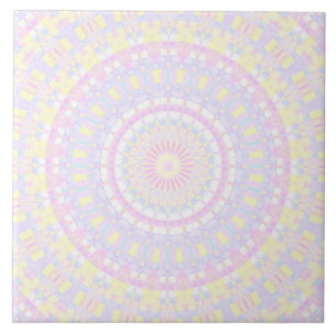 Rosa Pastel, Amarelo, Caleidoscópio Azul