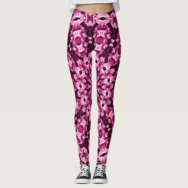 Rosa Petals Zen Leggings Love (Frente)