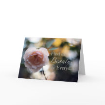 Rosa- Procure a beleza no cartão do dia a dia