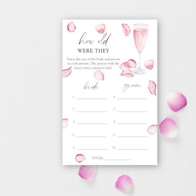 Rosa Prosecco - Quantos anos tinham o jogo de noiv (Criador carregado)