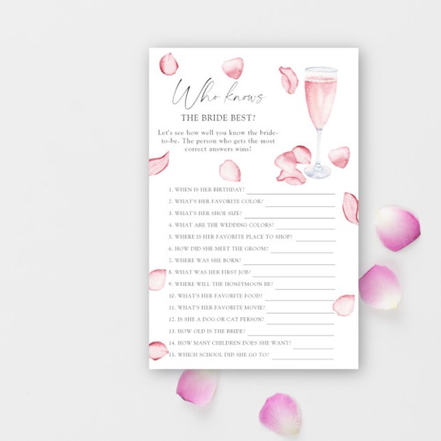 Rosa Prosecco - Quem conhece o melhor jogo da noiv (Criador carregado)